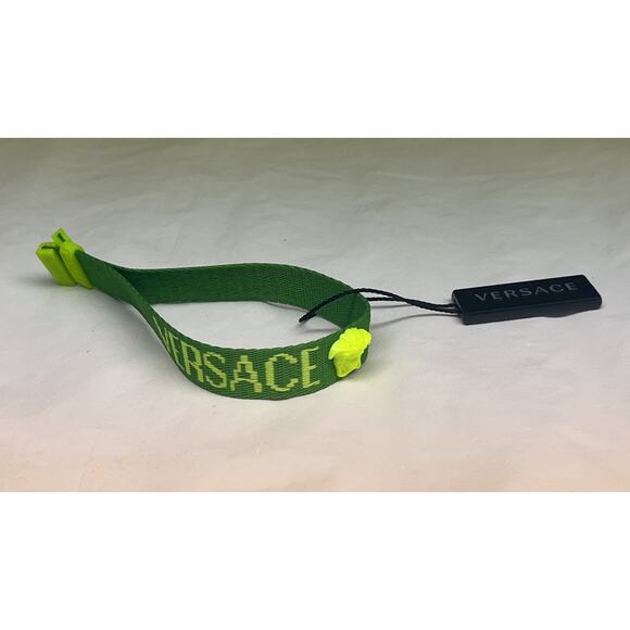 Versace Goddess Medusa Ribbon Bracelet GREEN - Picture 7 of 11
